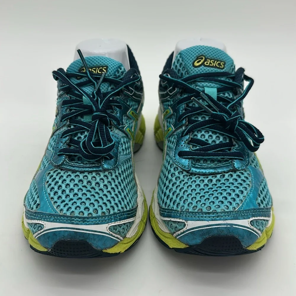 Asics Gel-Cumulus 16 Women's Shoes Athletic Walking Running Gym Blue Green Size7